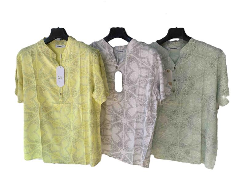 Блузка Orange Chinese (XL-5XL) 428 white (лето)