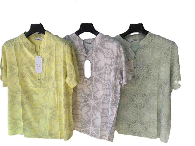 Блузка Orange Chinese (XL-5XL) 428 l.green (лето)