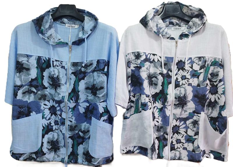 Кофта Orange Chinese (XL-4XL) 315-1 l.blue (лето)