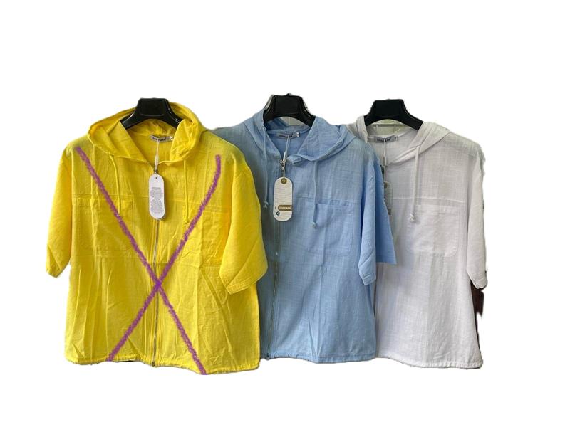 Кофта Orange Chinese (XL-4XL) 377 l.blue (лето)