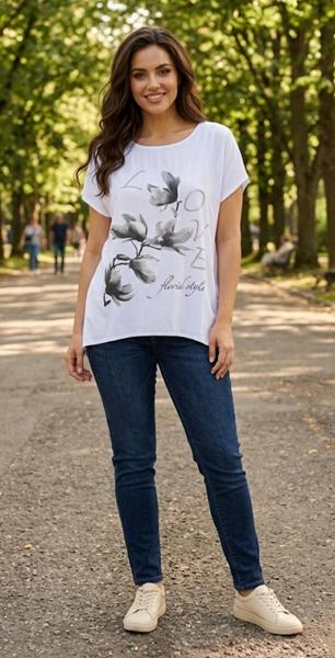 Футболка Orange Chinese (XL-4XL) 240 white (лето)
