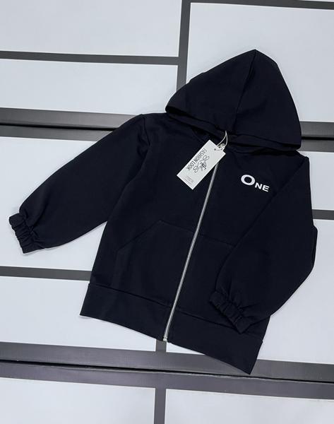 Кофта спорт Kosmy (98-116) K400 black (деми)