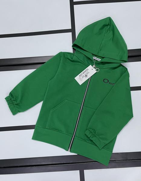 Кофта спорт Kosmy (98-116) K401 green (деми)