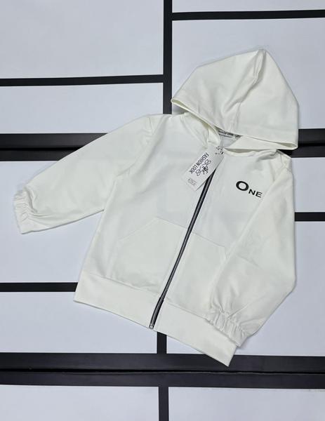 Кофта спорт Kosmy (98-116) K404 white (деми)