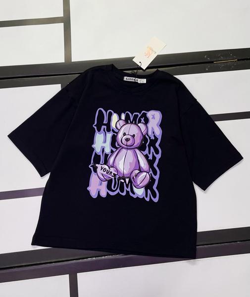 Футболка Kosmy (128-158) 520-22 black (лето)