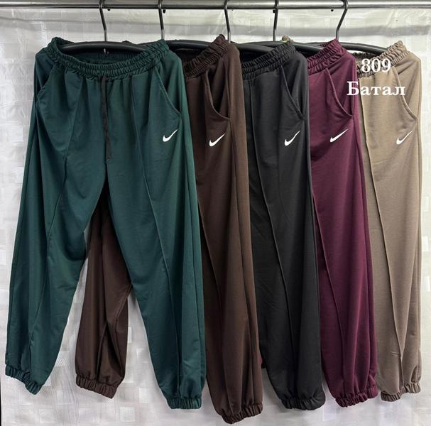 Штаны спорт Shon (54-62) S2658 green (деми)