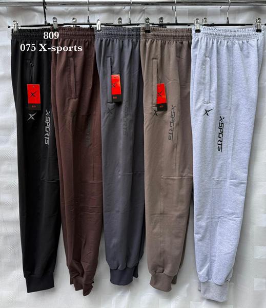 Штаны спорт Shon (48-58) S2766 l.grey (деми)