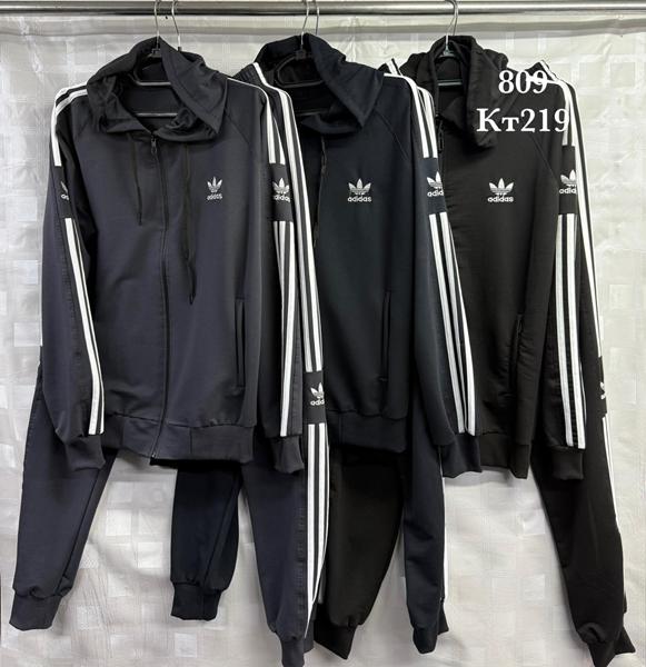 Костюм спорт Shon (48-56) S2656 black (деми)