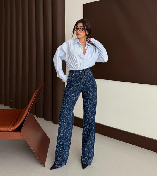 Джинсы Vidlyry (26-31) 202 navy (деми)