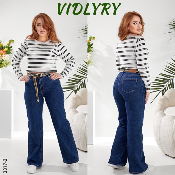 Джинсы Vidlyry (28-33) 3317-2 blue (деми)