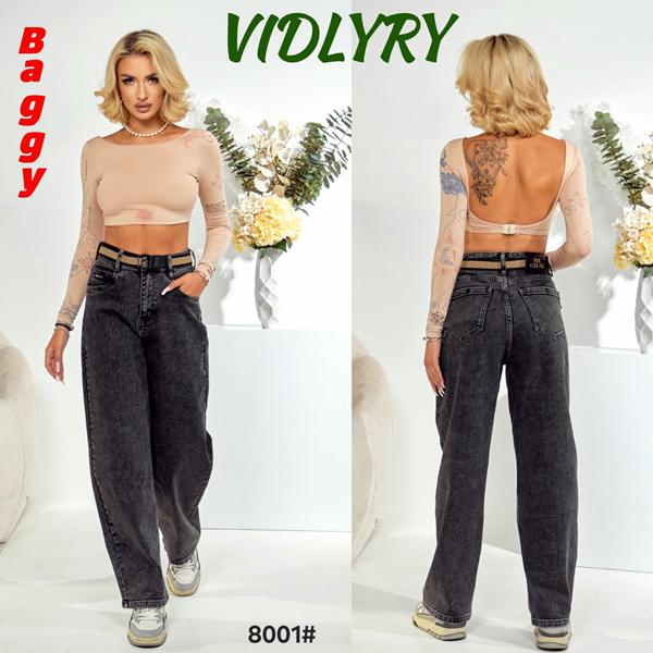 Джинсы Vidlyry (25-30) 8001 d.grey (деми)