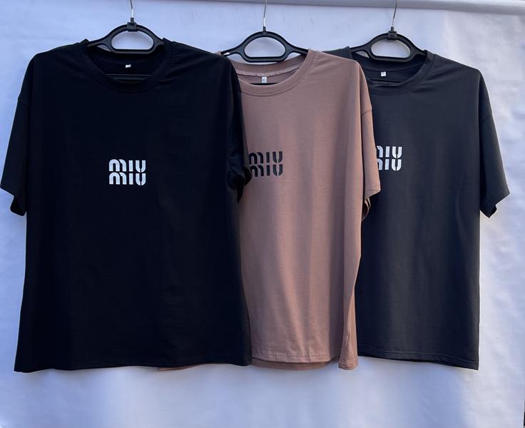 Футболка Shoptime (44-50) S597 black (лето)