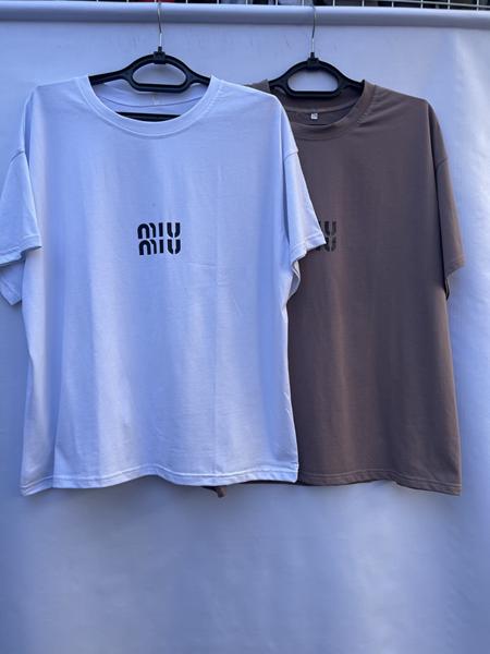 Футболка Shoptime (44-50) S602 brown (лето)