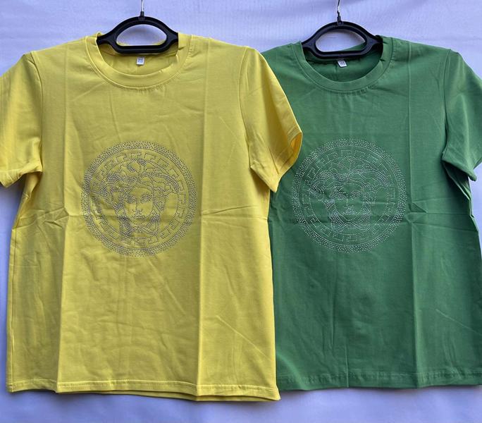 Футболка Shoptime (42-50) S701 yellow (лето)