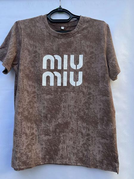 Футболка Shoptime (44-50) S617 brown (лето)