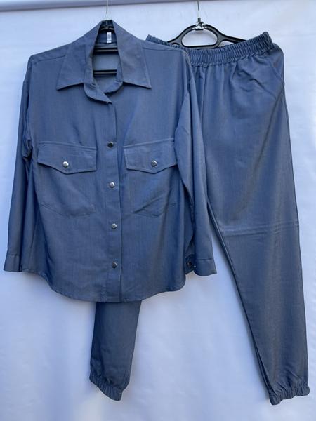 Костюм спорт Shoptime (44-50) S589 grey (деми)