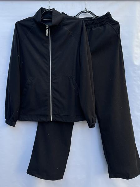 Костюм спорт Shoptime (44-50) S714 black (деми)