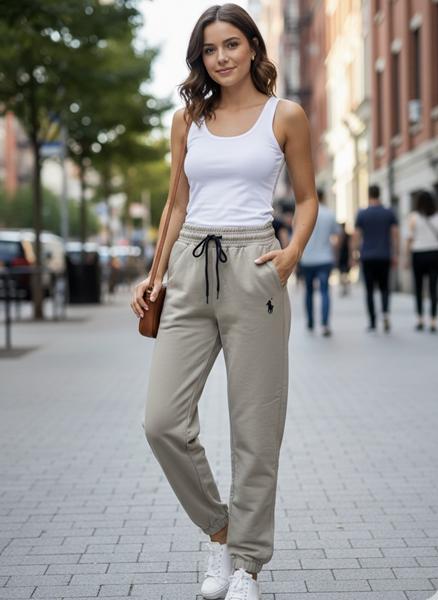 Штаны спорт Delviago (S-L) DL737 beige (деми)