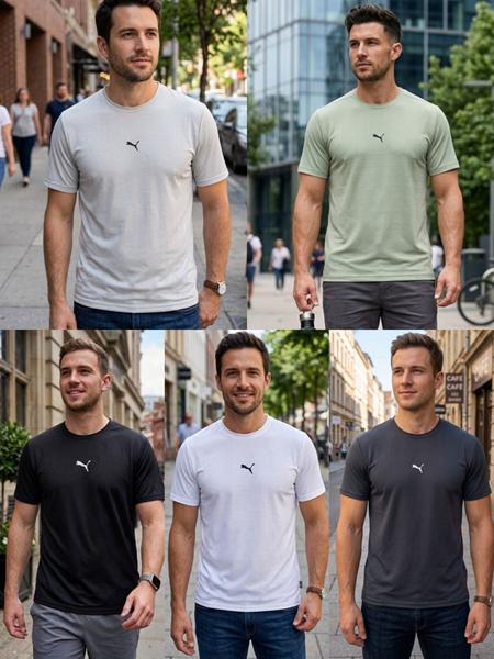 Футболка Delviago (46-54) DL809 d.grey (лето)