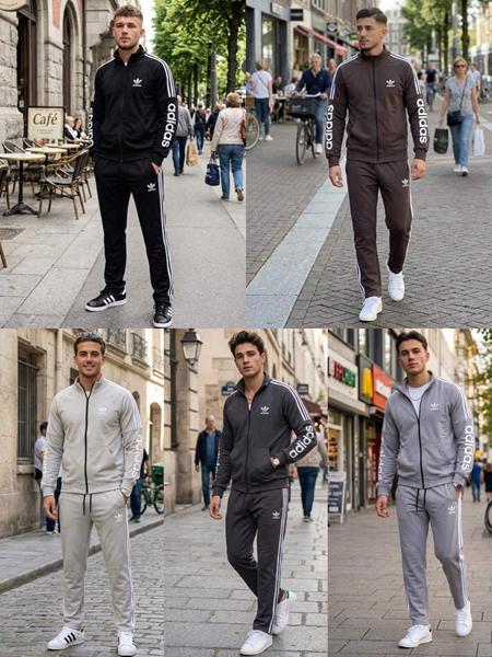 Костюм спорт Delviago (46-54) DL826 graphite (деми)