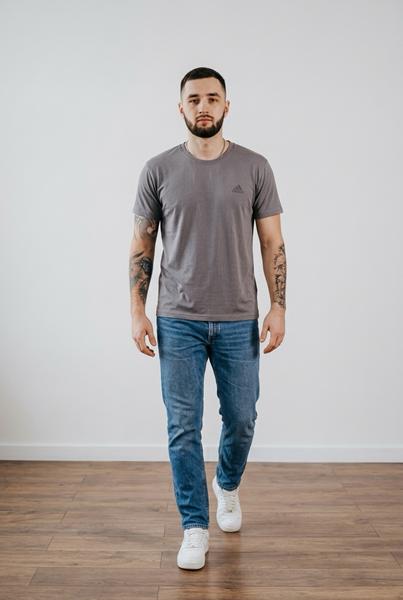 Футболка Sport style (56-64) 01 d.grey (лето)