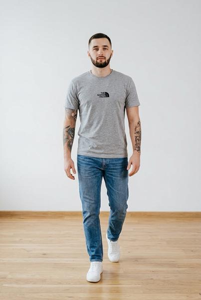 Футболка Sport style (56-64) 01 grey (лето)
