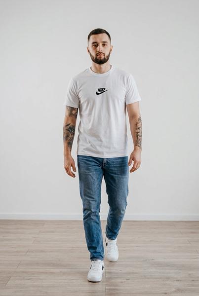 Футболка Sport style (56-64) 01 white (лето)