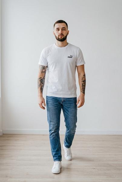 Футболка Sport style (46-54) 01-2 white (лето)