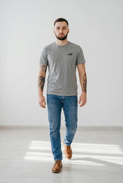 Футболка Sport style (46-54) 01-4 grey (лето)