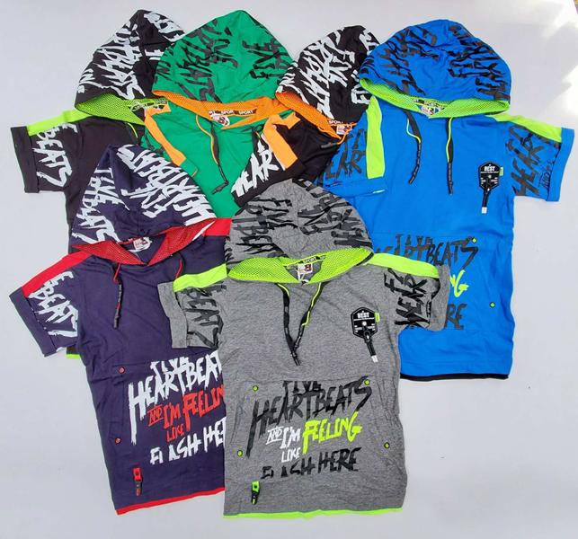 Футболка Meloria (5-9) 2378 black-green (лето)