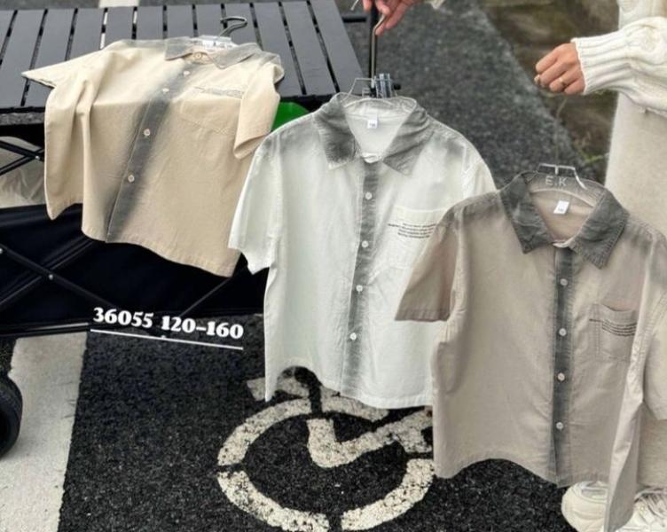 Рубашка Meloria (120-160) 36055 l.beige (лето)