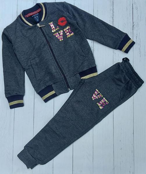 Костюм спорт Meloria (13-16) ML4865 grey (деми)