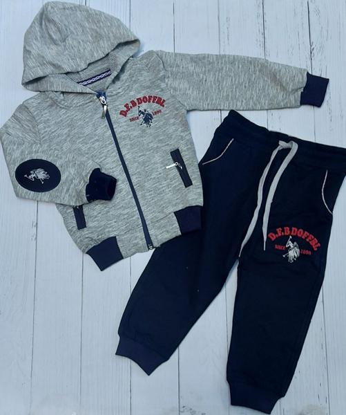 Костюм спорт Meloria (9-12) ML4868 grey (деми)