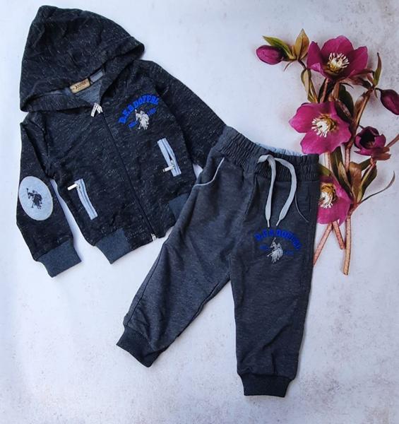 Костюм спорт Meloria (9-12) ML4869 grey (деми)