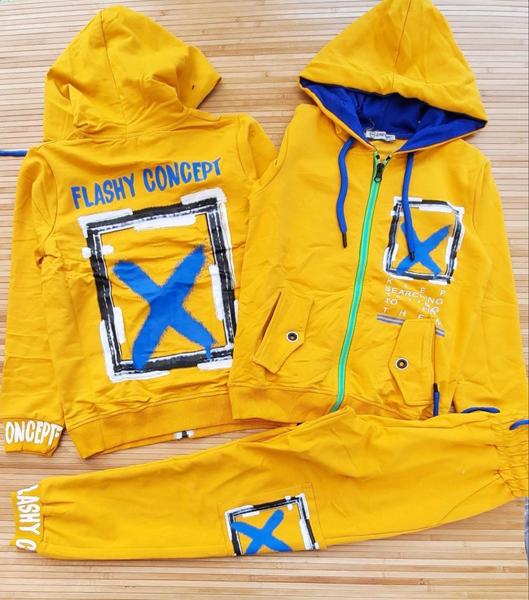 Костюм спорт Meloria (3-10) ML4907 yellow (деми)