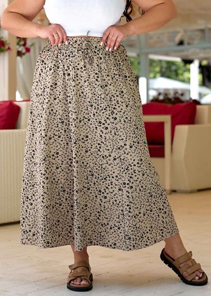 Юбка Deliv (44-58) 603 beige (лето)