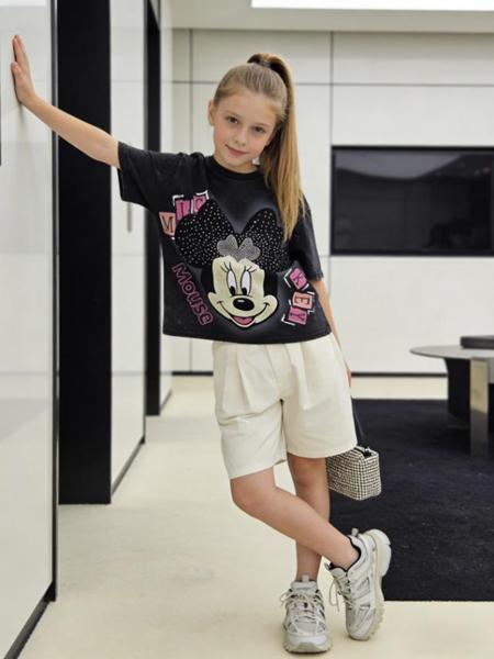 Футболка Yalisi (130-170) 26242 black (лето)