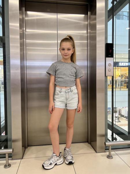 Футболка Yalisi (120-160) 5871 grey (лето)