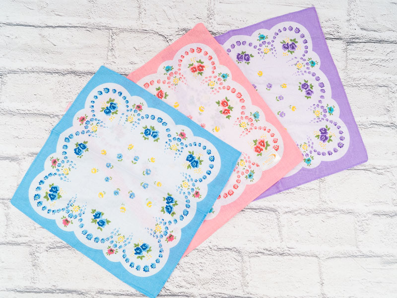 Носовой платок Shawls (30*30) P102 mix (лето)