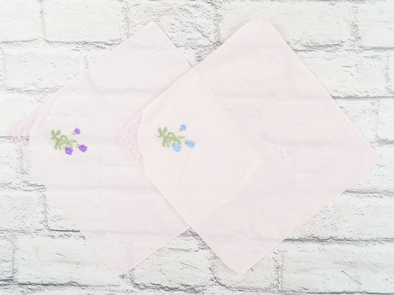 Носовой платок Shawls (27*27) P118 mix вышивка (лето)