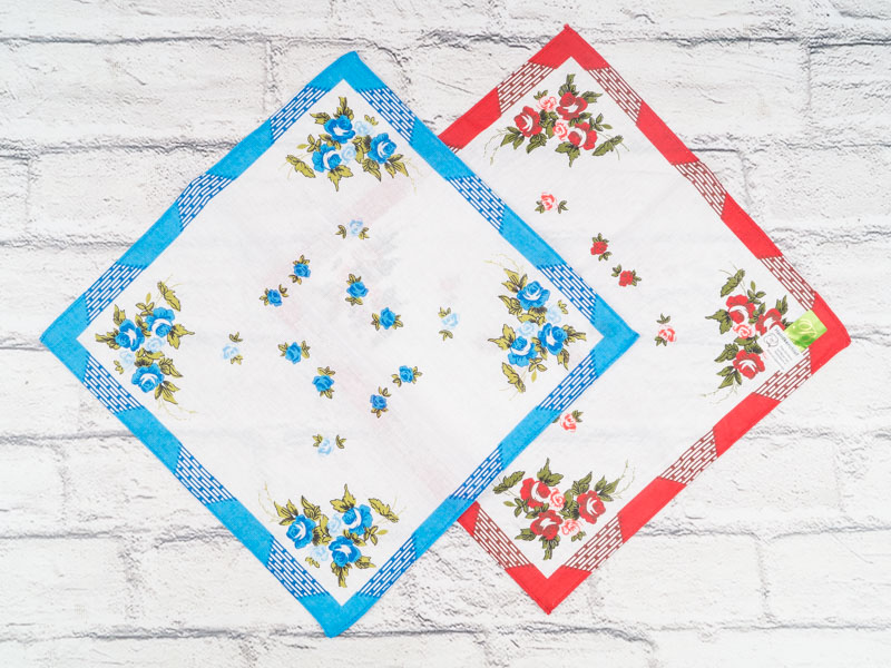 Носовой платок Shawls (31*31) P124 mix узбек (лето)