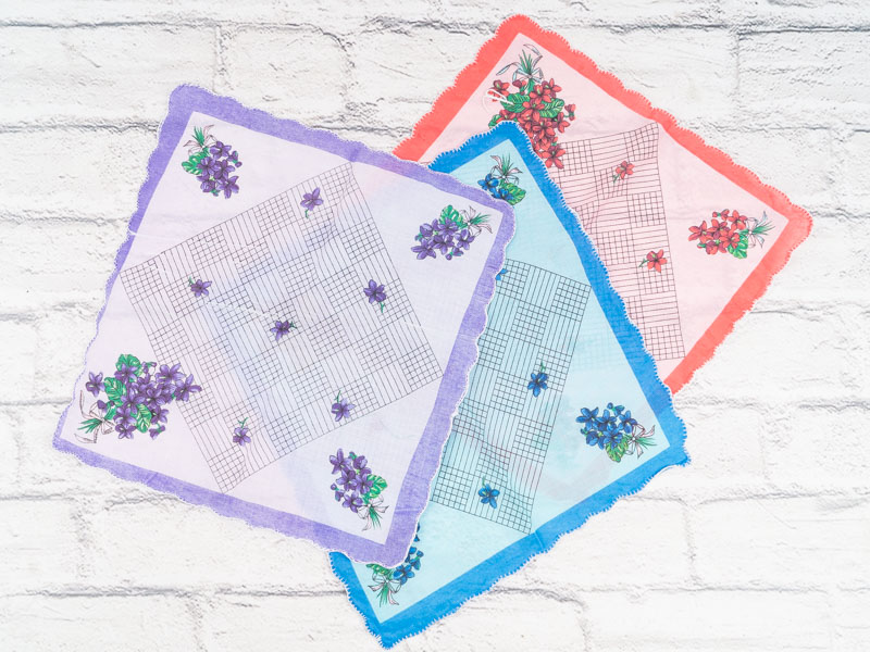 Носовой платок Shawls (30*30) P73 mix (лето)