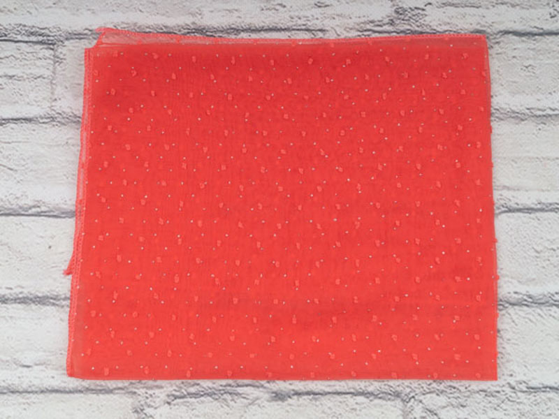 Платок Shawls (70*70) P134 red (деми)
