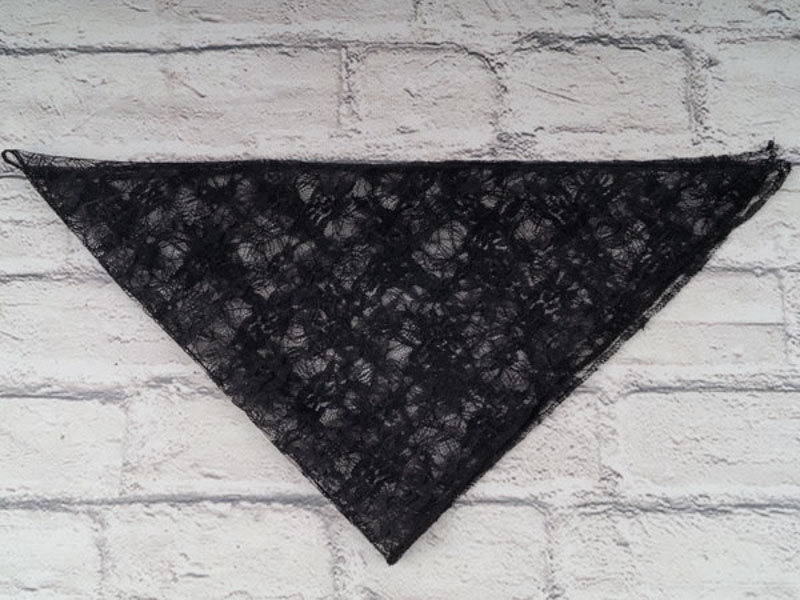 Платок Shawls (100*70) P138 косынка black (деми)