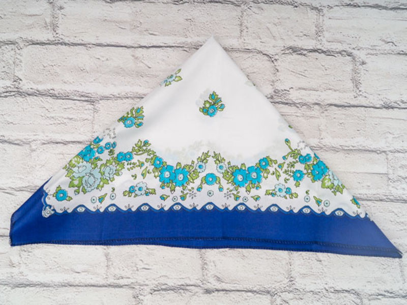 Платок Shawls (63*60) P150 blue (деми)