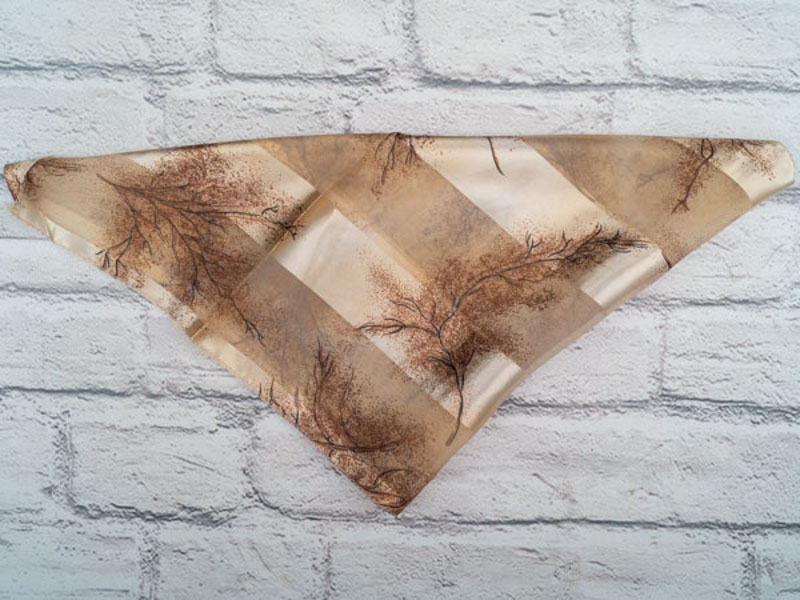 Шарф Shawls (130*35) P158 beige (деми)