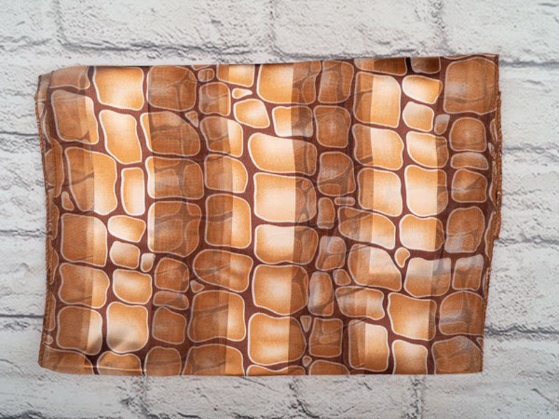 Шарф Shawls (130*35) P159 brown (деми)