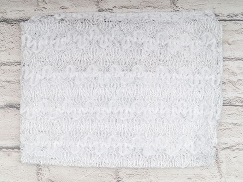 Шарф Shawls (150*43) P187 white (деми)