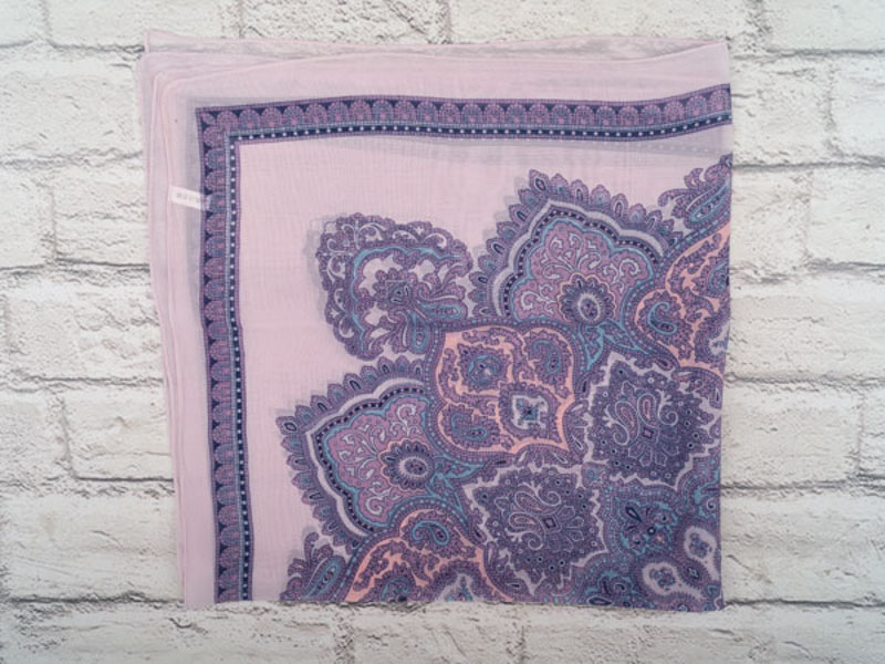 Платок Shawls (72*72) P202 purple (деми)