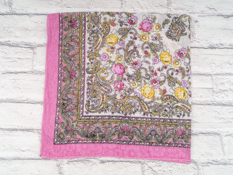 Платок Shawls (72*72) P206 purple (деми)